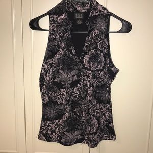 I.N.C. Collared Button Down Tank